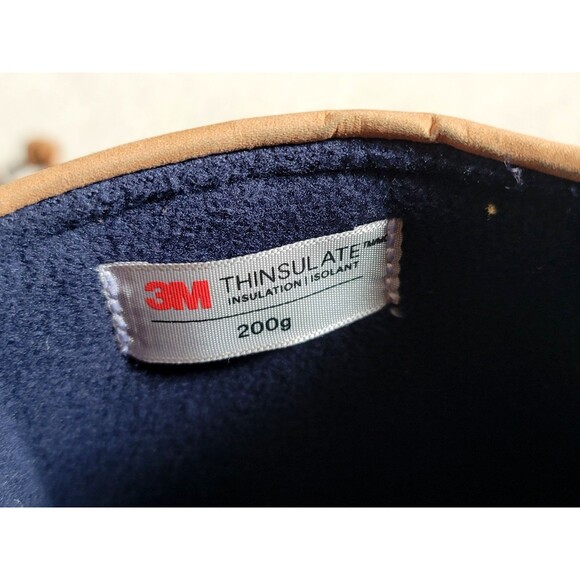 Sperry Women's Saltwater Emboss Wool Rain Winter Snow DUCK BOOT Navy Sz 10 - Picture 9 of 9